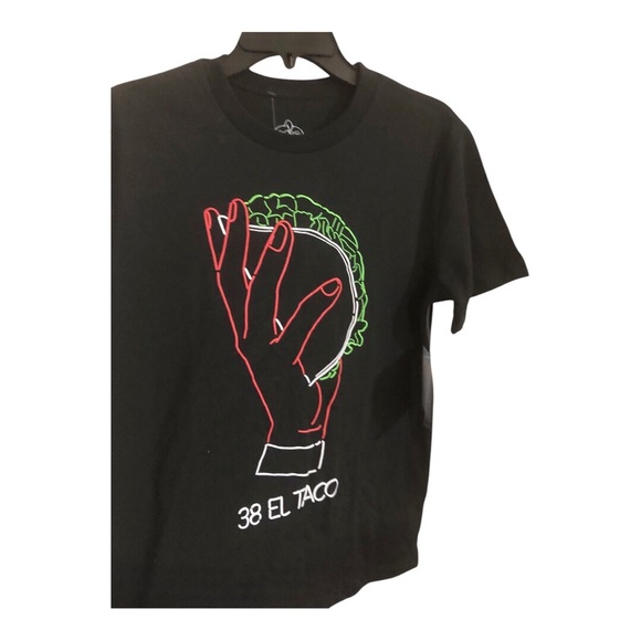 El Taco graphic print Black tshirt size small new - Picture 3 of 6